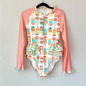 Matilda Jane Dream Chasers Dancing Popsicle Rashguard Swimsuit